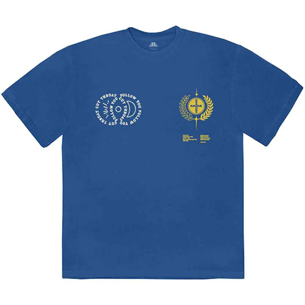 Imagine Dragons 'Lyrics' (Blue) T-Shirt Front Print