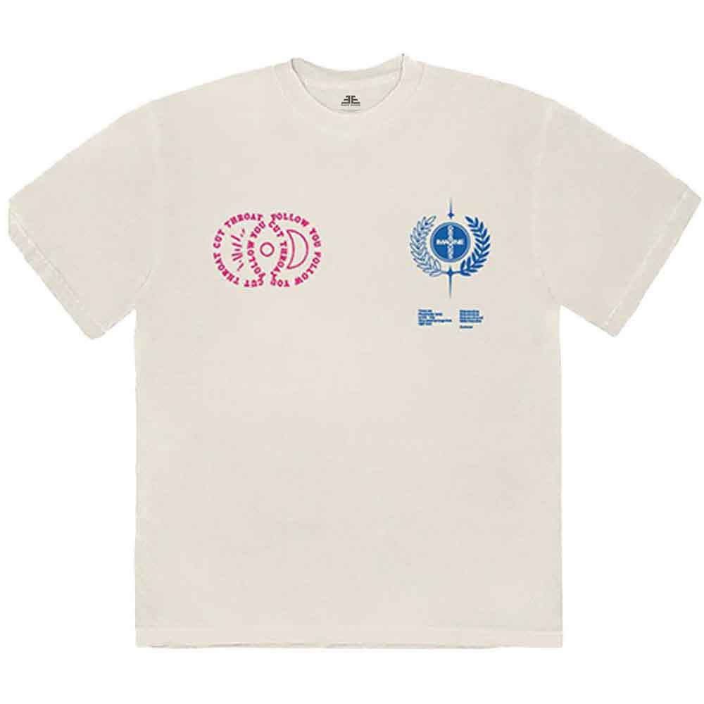 Imagine Dragons 'Lyrics' (Natural) T-Shirt Front Print