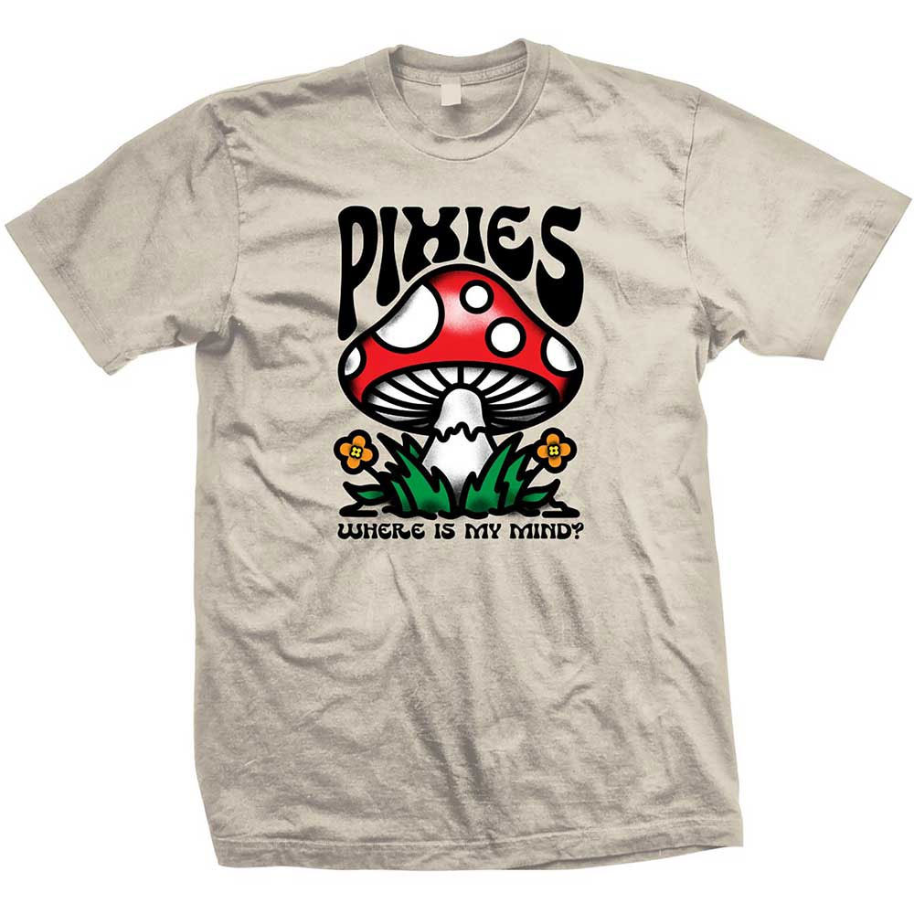 Pixies 'Mindshroom' (Natural) T-Shirt