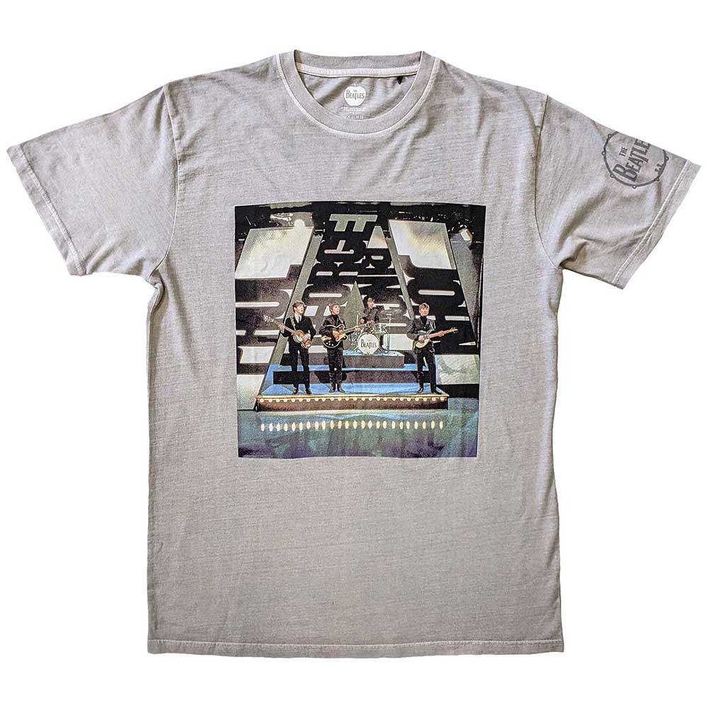 The Beatles 'On Stage' (Grey) Eco T-Shirt