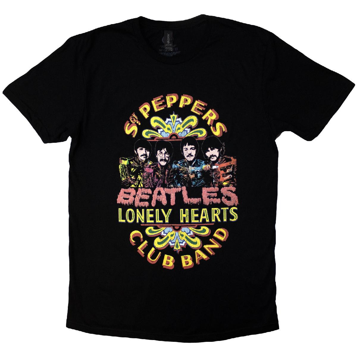 The Beatles 'Sgt Pepper 2' (Black) T-Shirt ¦ Eyesore Merch