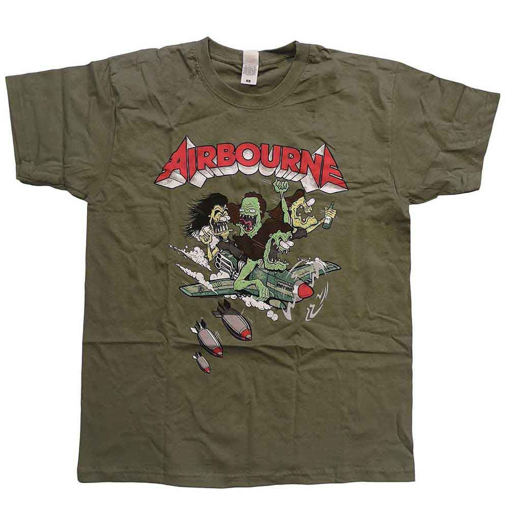 Airbourne 'Nitro' (Green) T-Shirt
