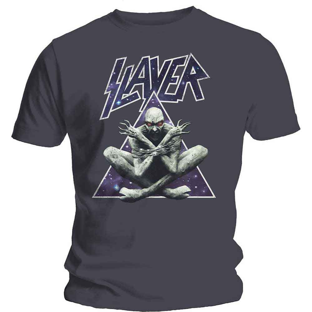 Slayer 'Triangle Demon' (Charcoal) T-Shirt