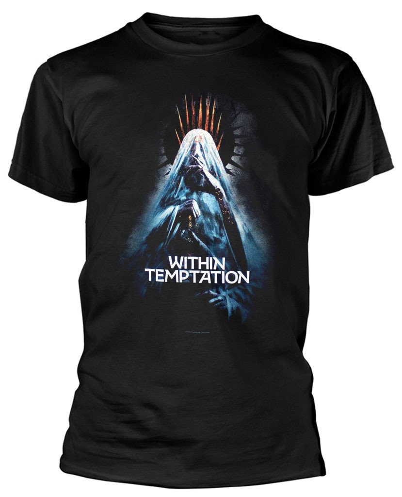 Within Temptation 'Bleed Out Veil (Back Print)' (Black) T-Shirt Front
