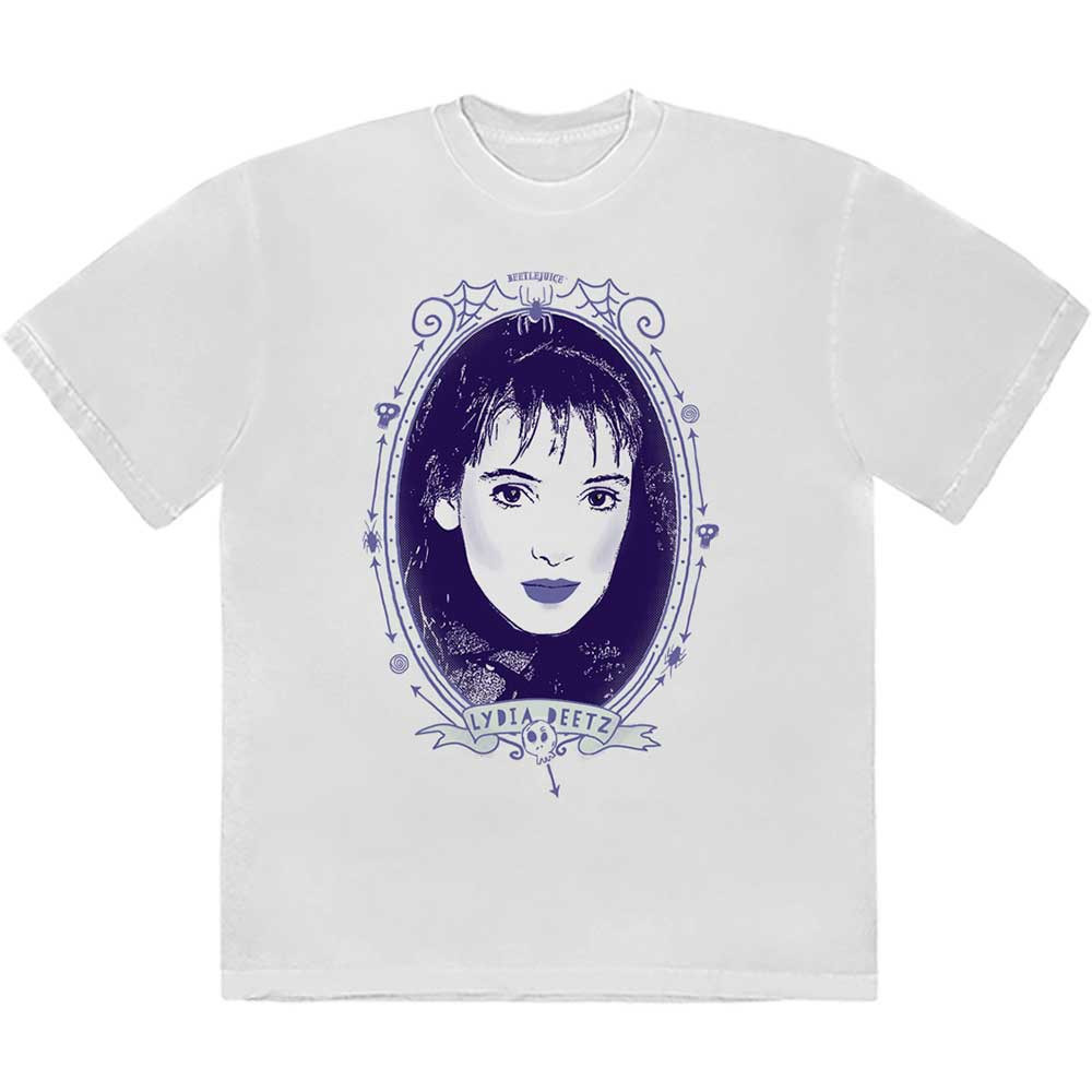 Beetlejuice 'Lydia Deetz Framed' (White) T-Shirt