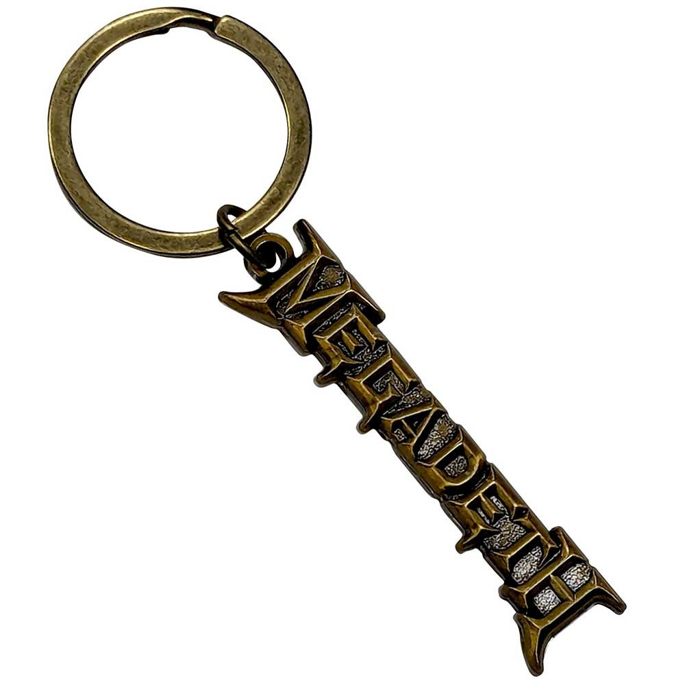 Megadeth 'Gold Logo v2' Keyring