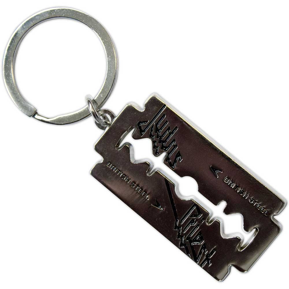 Judas Priest 'British Steel Razor Blade' Keyring
