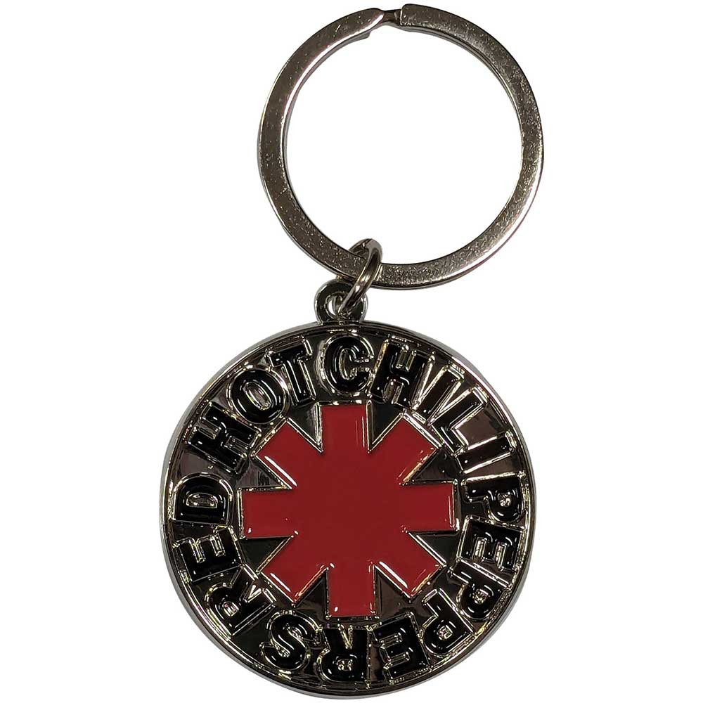 Red Hot Chili Peppers 'Asterisk Logo Silver' Keyring