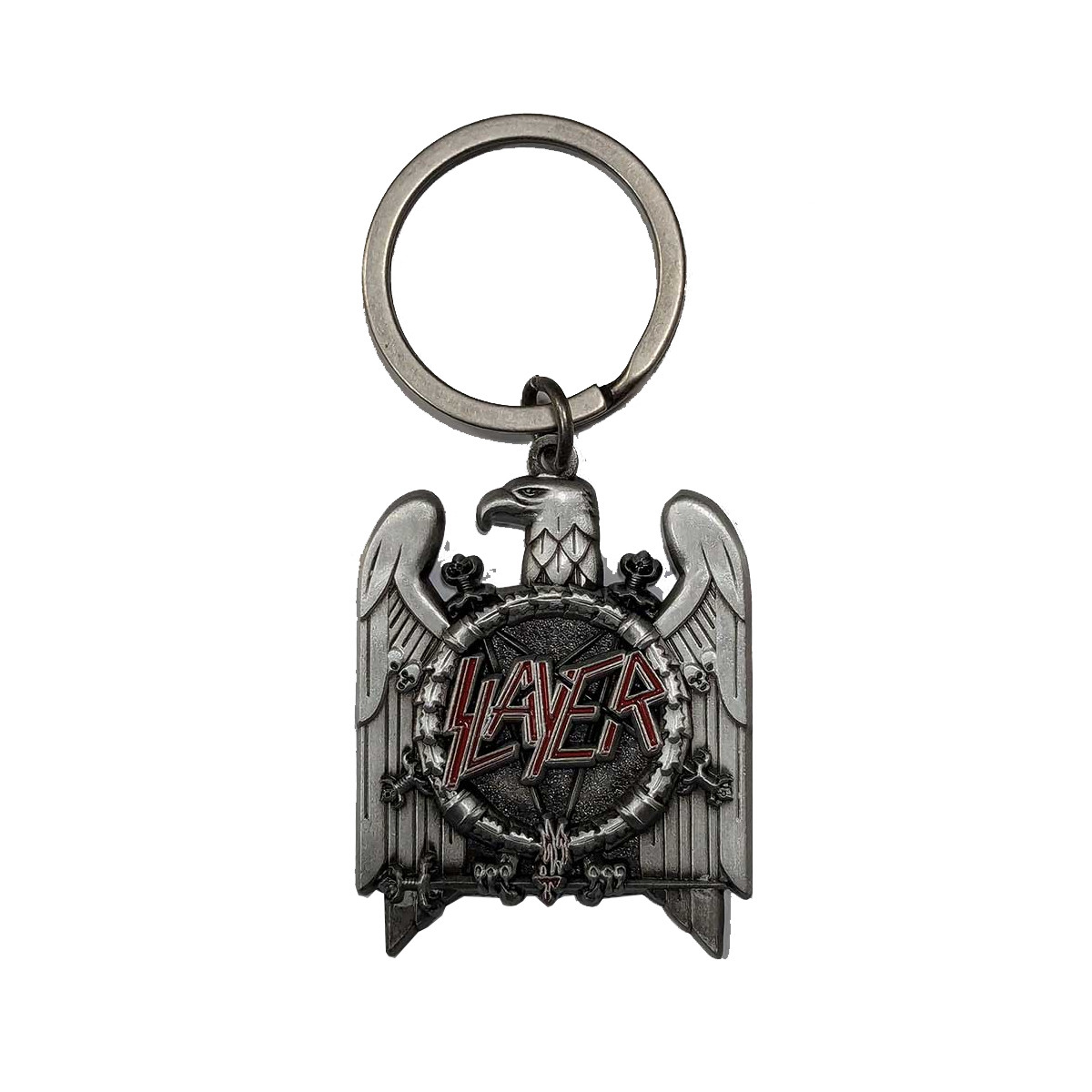 Slayer 'Silver Eagle v2' Keyring