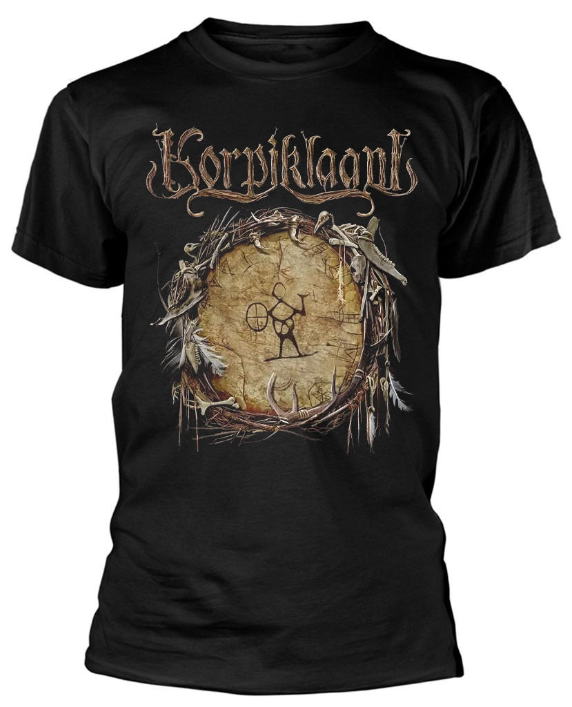 Korpiklaani 'Rankarumpu' (Black) T-Shirt Front