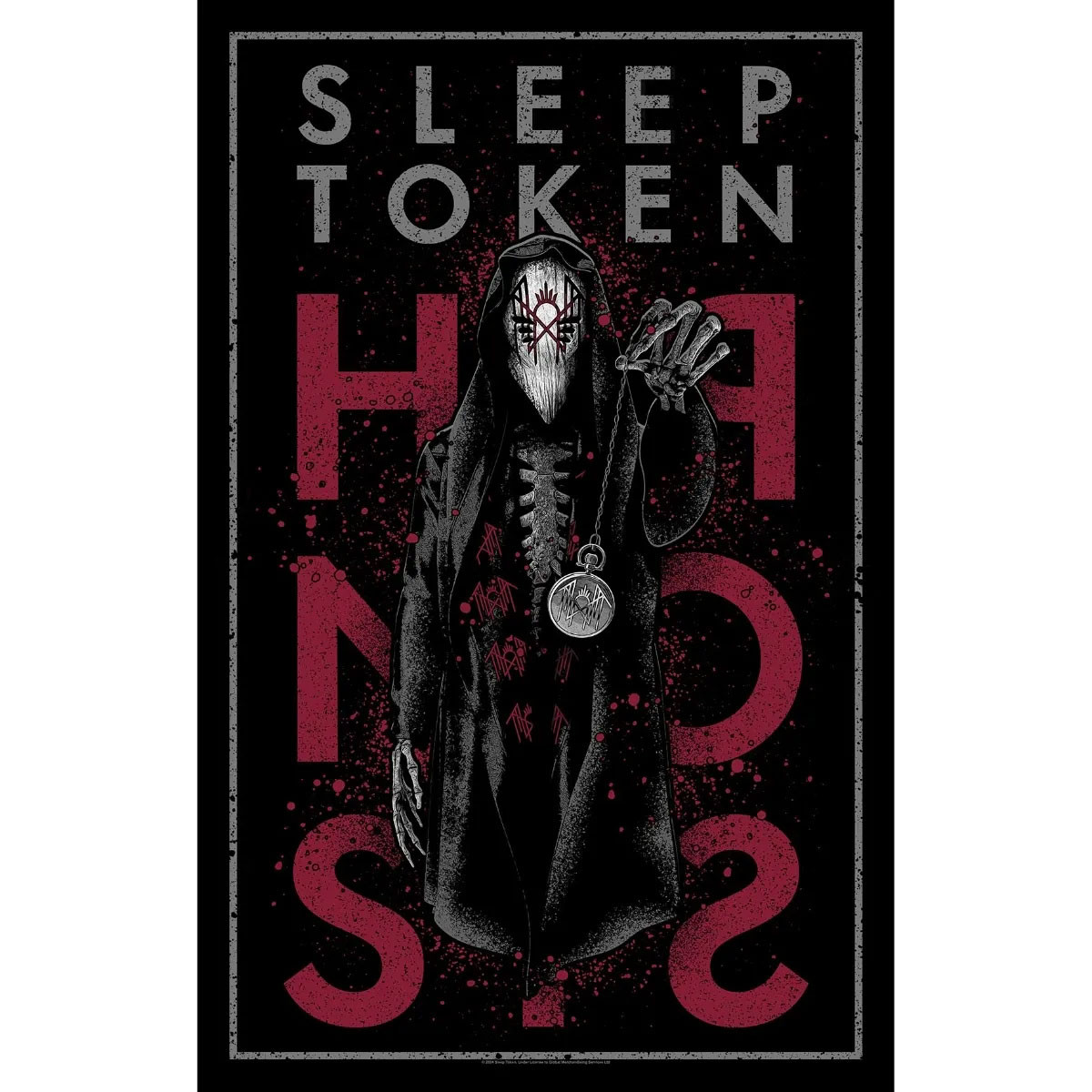 Sleep Token 'Hypnosis' Textile Poster Eyesore Merch