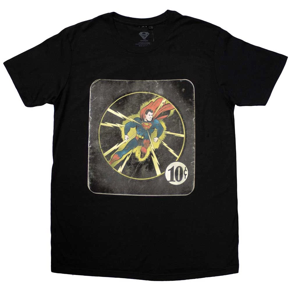 Superman '10c' (Black) T-Shirt