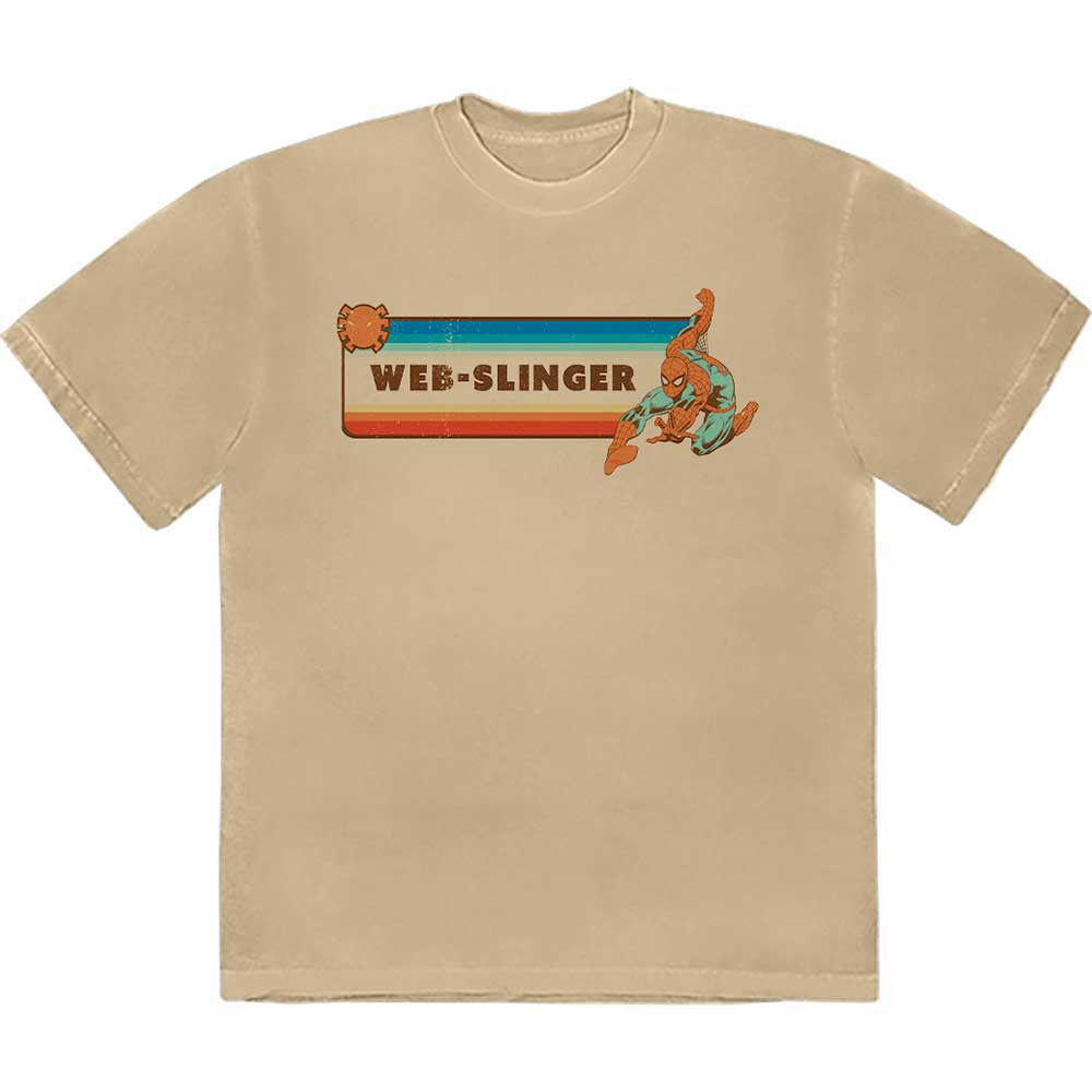 Spider-Man 'Web-Slinger' (Sand) T-Shirt