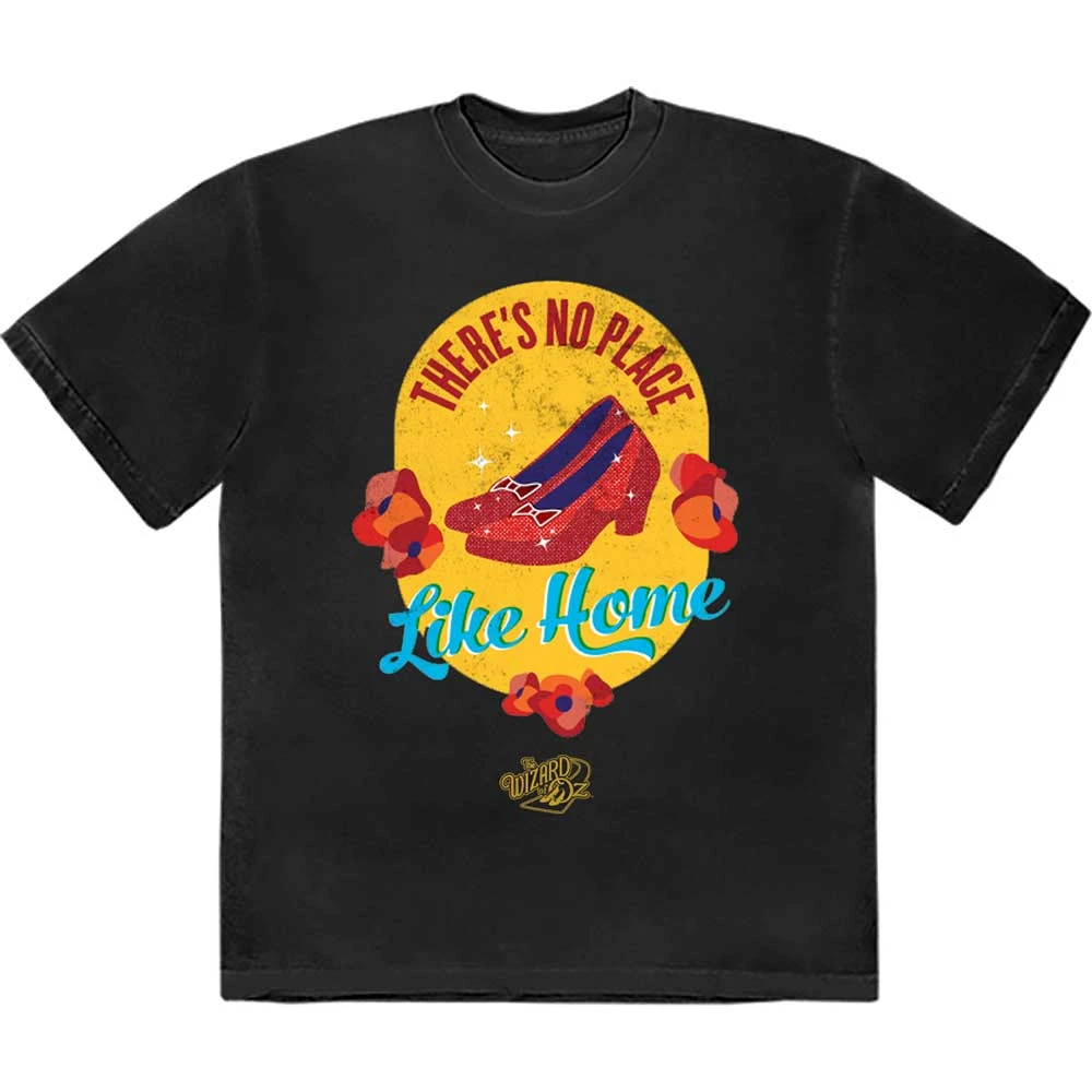 The Wizard of Oz 'There's No Place Like Home' (Black) T-Shirt