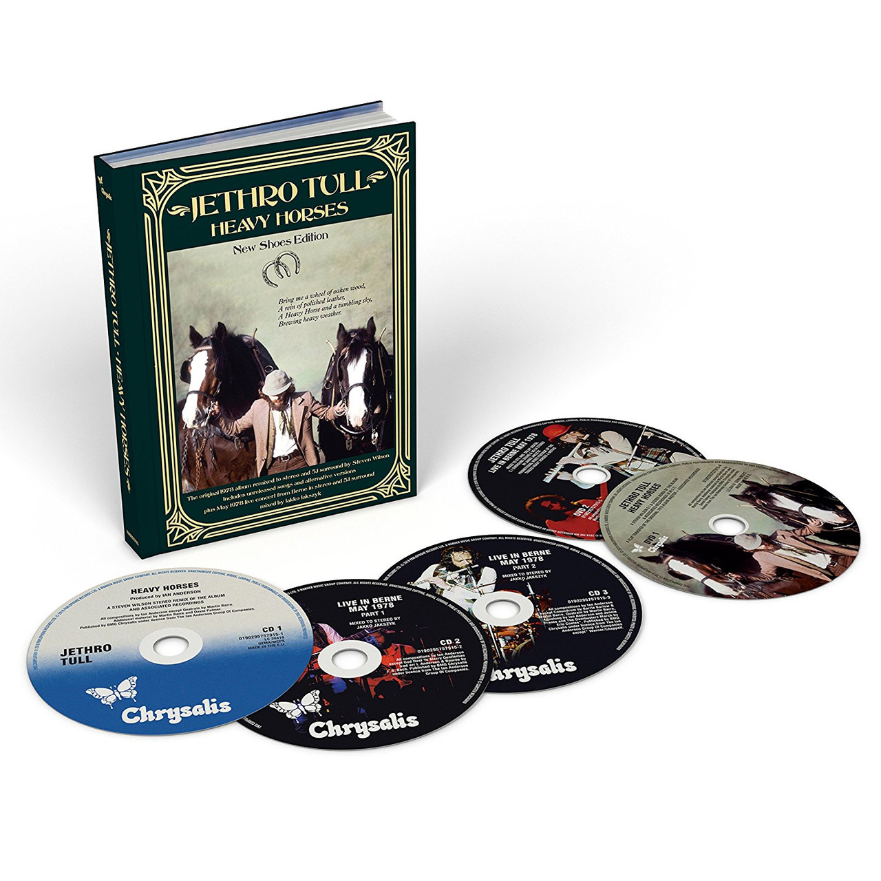 Jethro Tull 'Heavy Horses (New Shoes Edition)' 3CD/2DVD