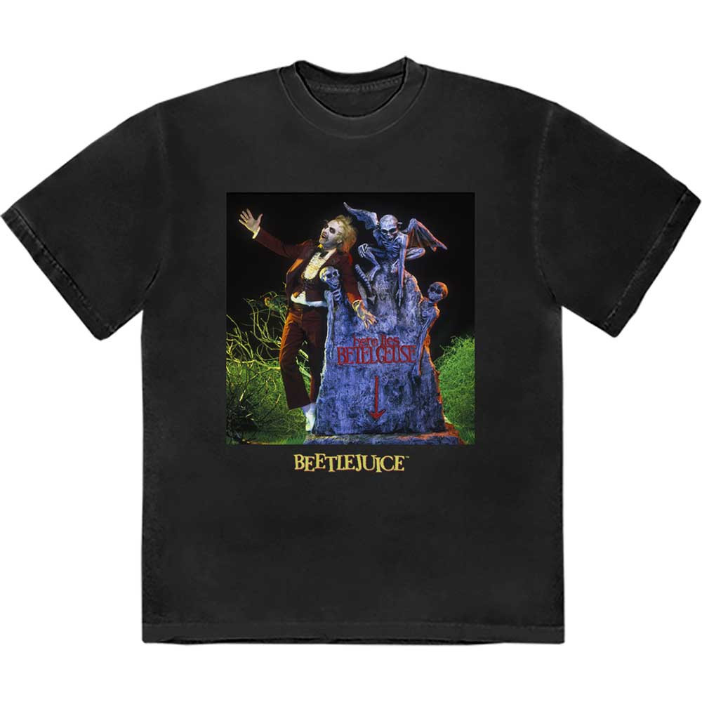 Beetlejuice 'Grave' (Black) T-Shirt