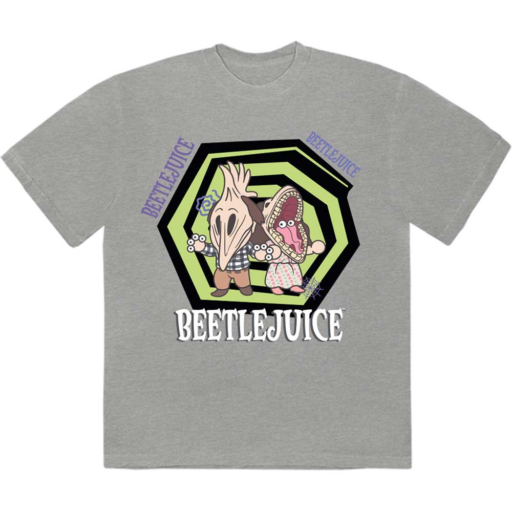 Beetlejuice 'Spiral' (Grey) T-Shirt