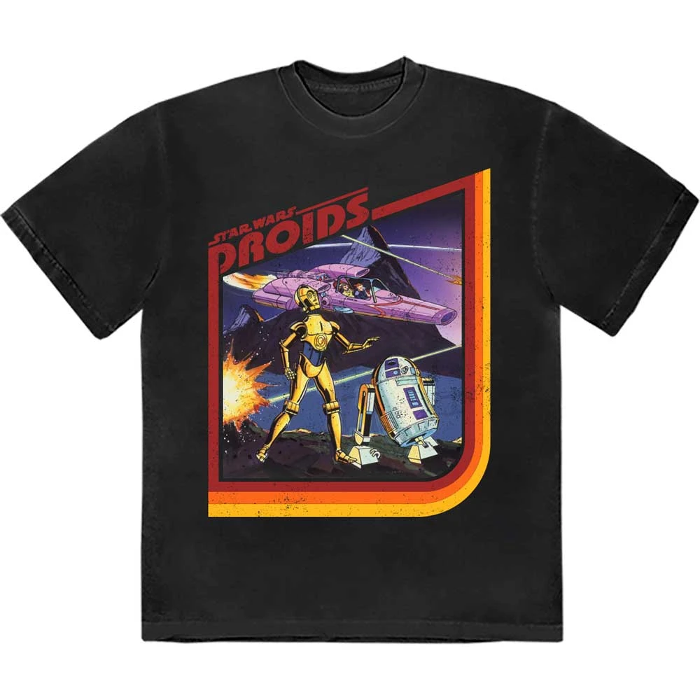 Star Wars 'Droids' (Black) T-Shirt
