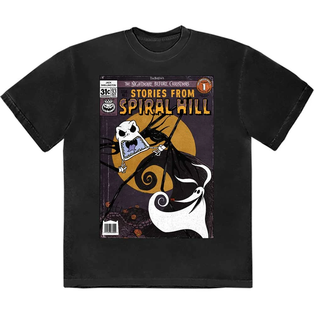 The Nightmare Before Christmas 'Spiral Hill Jack' (Black) T-Shirt