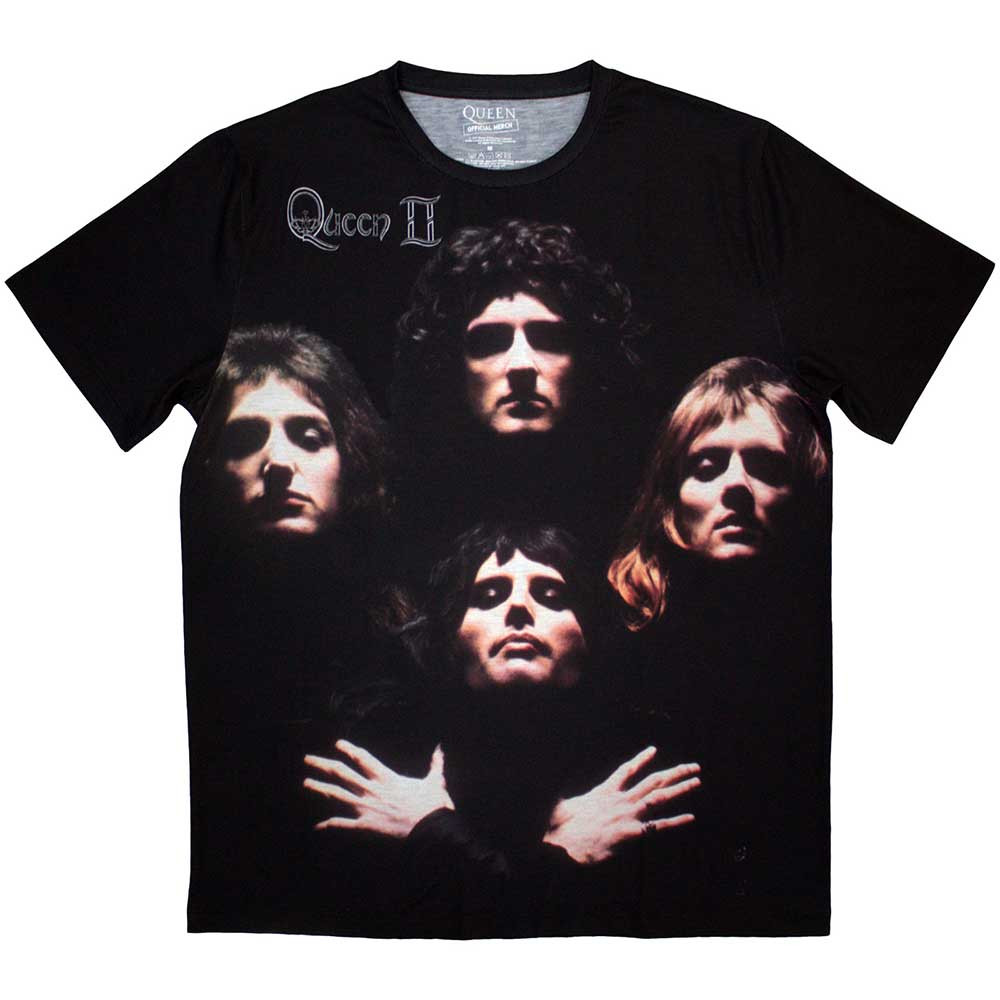 Queen 'Bo Rhap Classic' (Black Sublimation-Dye) T-Shirt | Eyesore Merch