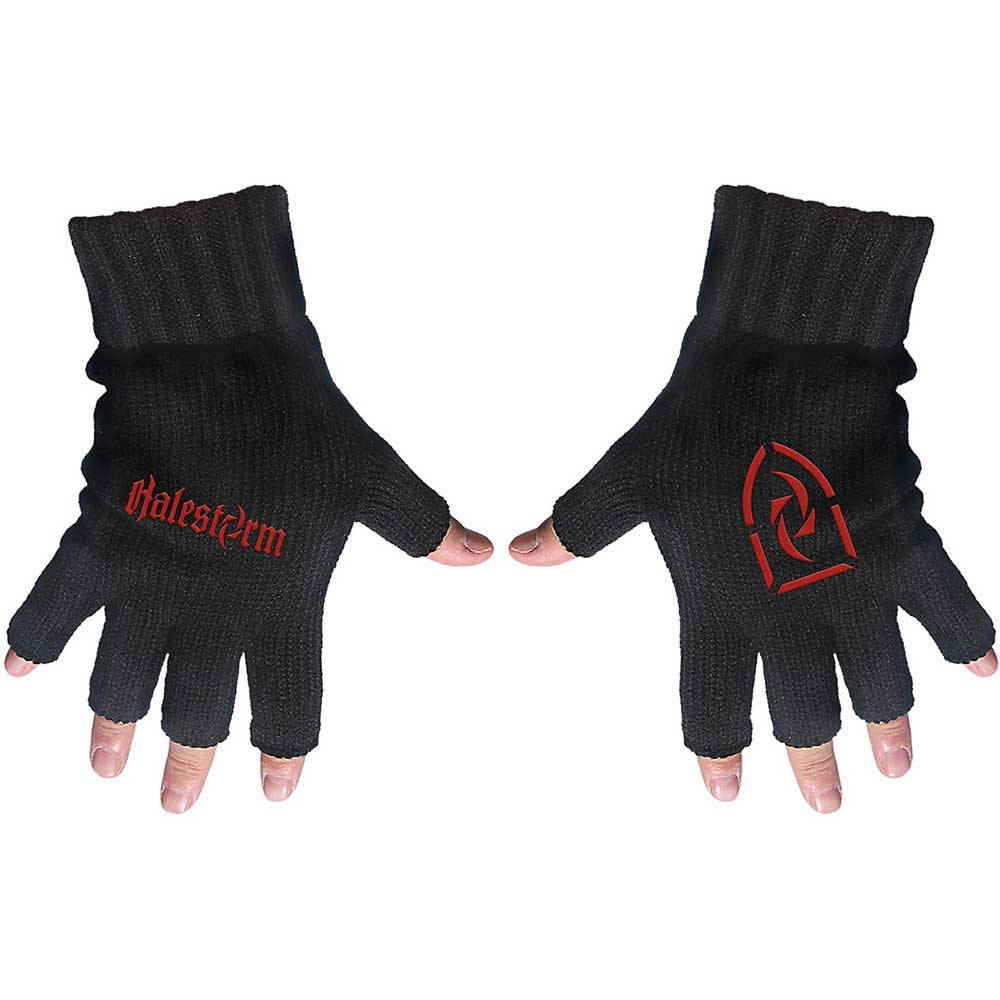 Halestorm 'Logo' Fingerless Gloves