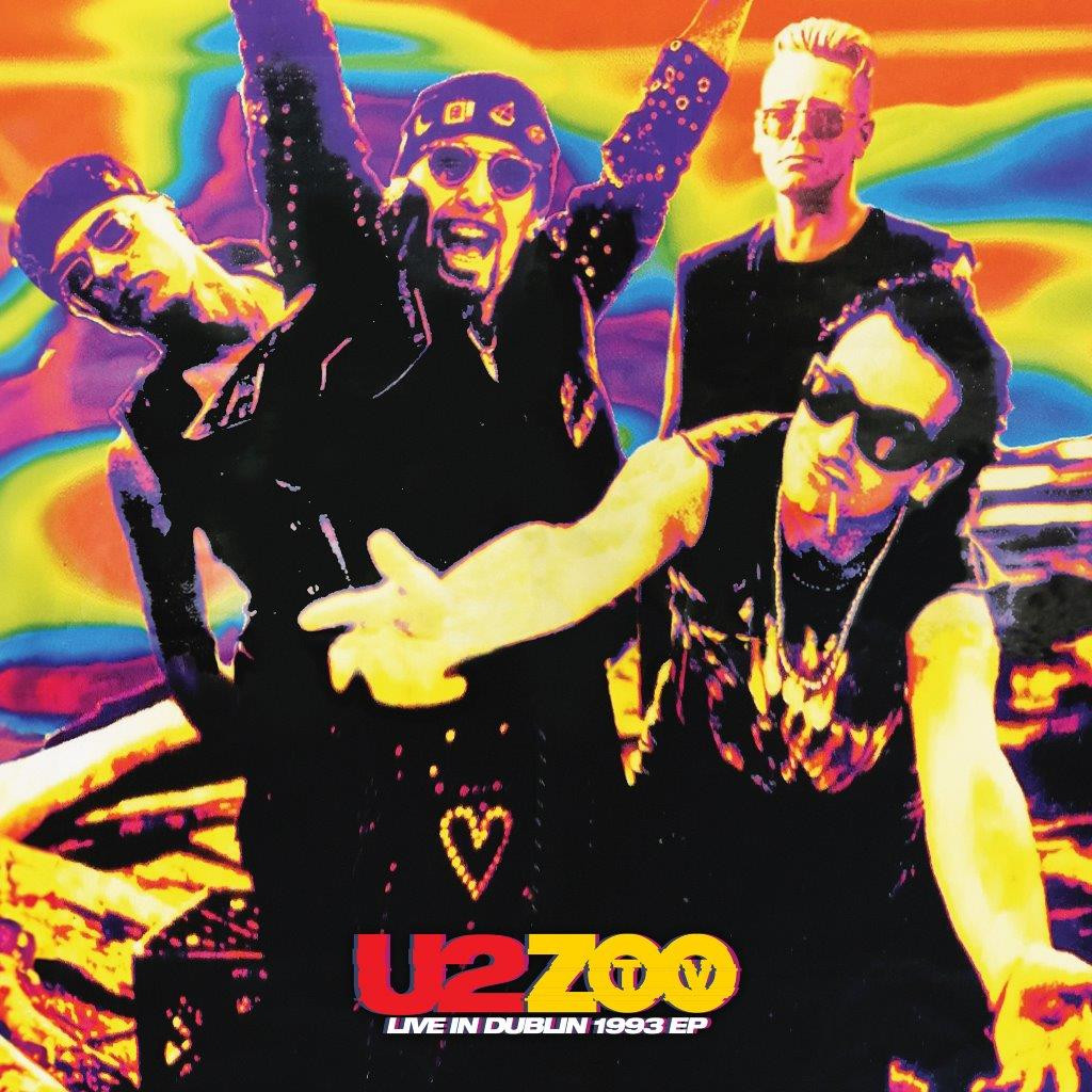U2 'ZOO TV Live In Dublin 1993' LP Neon Yellow Vinyl