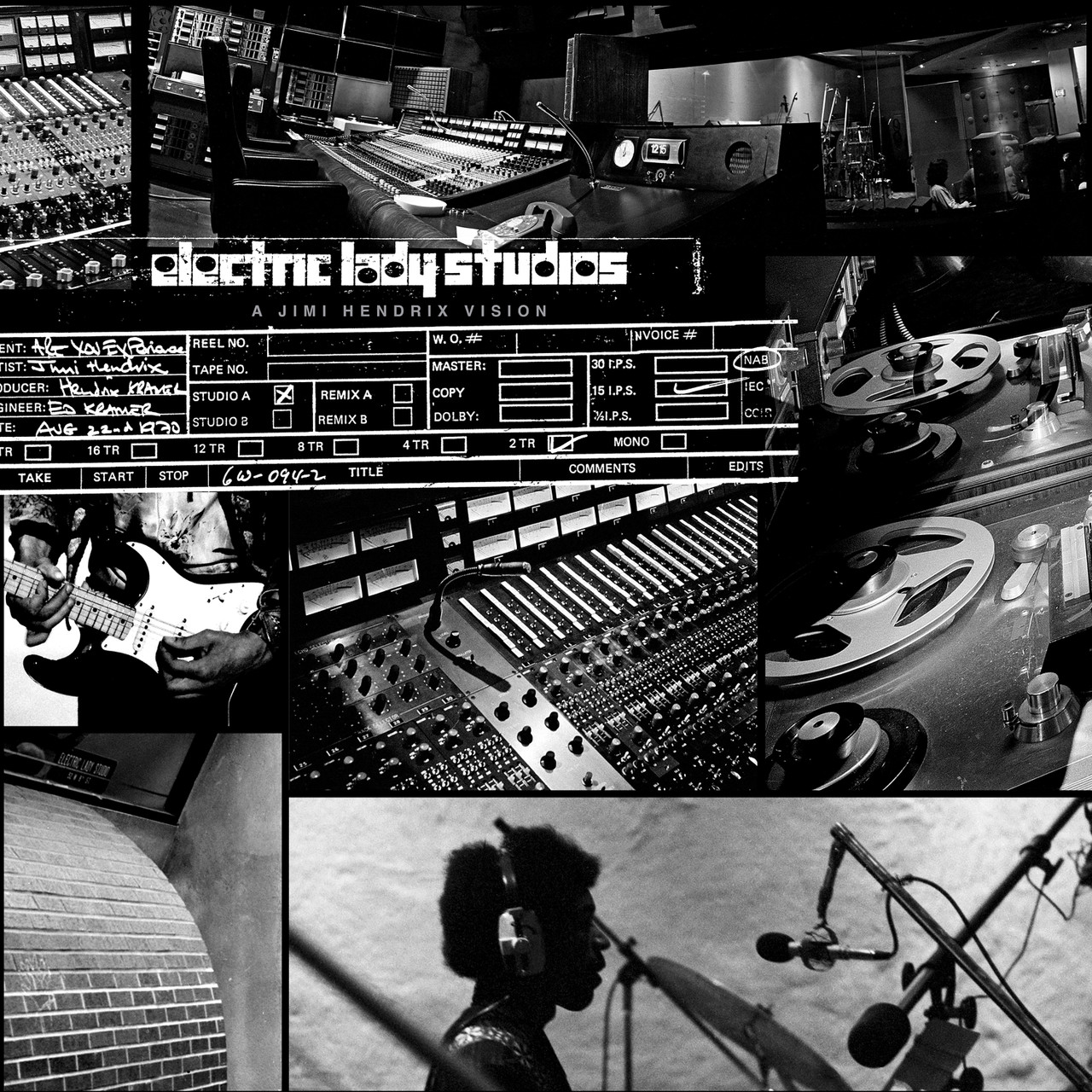 Jimi Hendrix 'Electric Lady Studios: A Jimi Hendrix Vision' 3CD / Blu-Ray