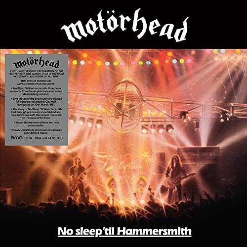 Motorhead 'No Sleep 'til Hammersmith' 2CD Digibook