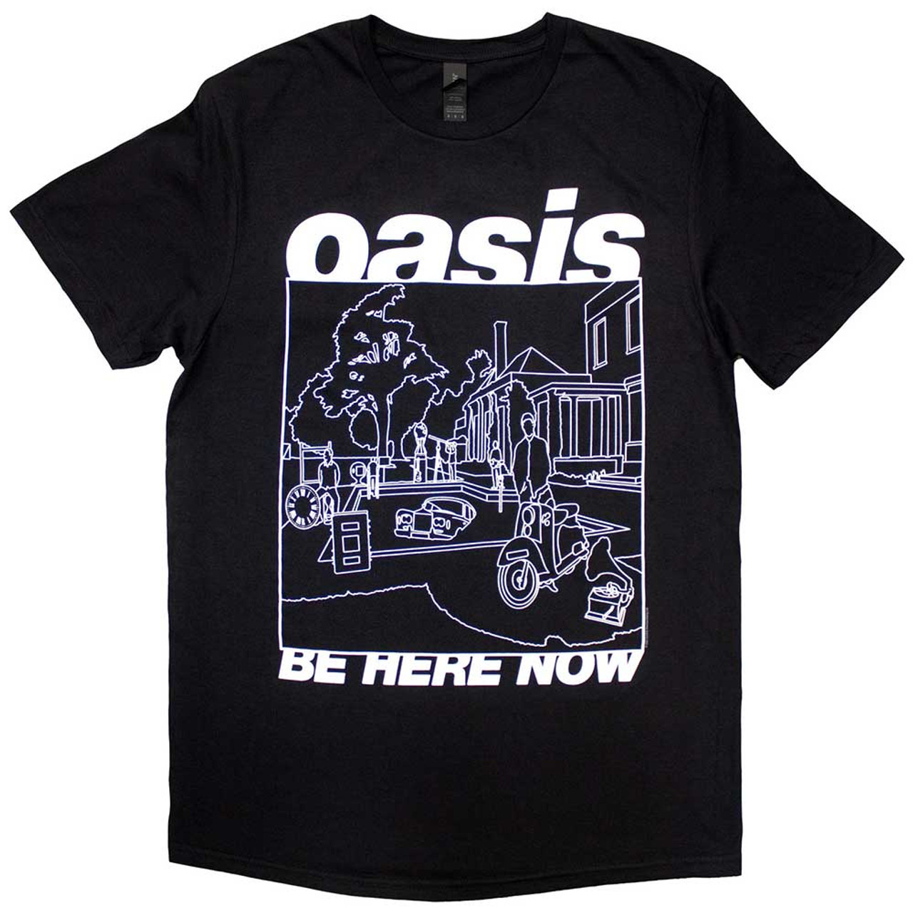 oasis Tシャツ BE HERE NOW 黒　size:Ｌ oasis Tシャツ BE HERE NOW 黒size:L