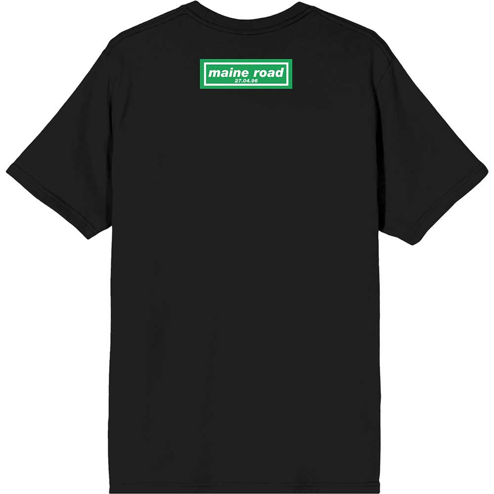 Oasis 'Maine Road Football Pitch' (Black) T-Shirt BACK