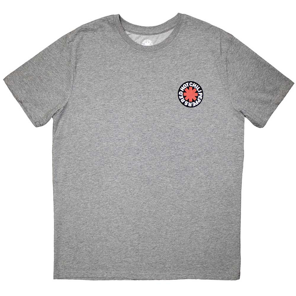 Red Hot Chili Peppers 'Mini Classic Asterisk' (Grey) T-Shirt