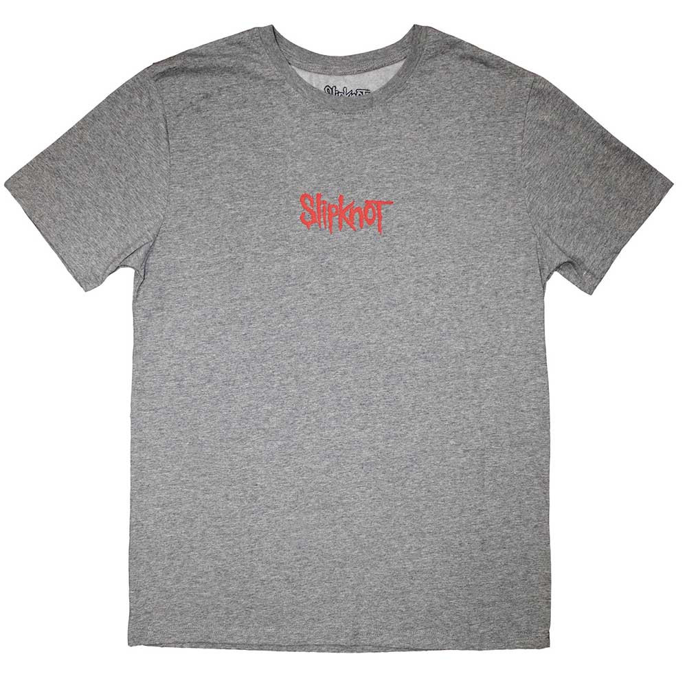 Slipknot 'Mini Logo' (Grey) T-Shirt