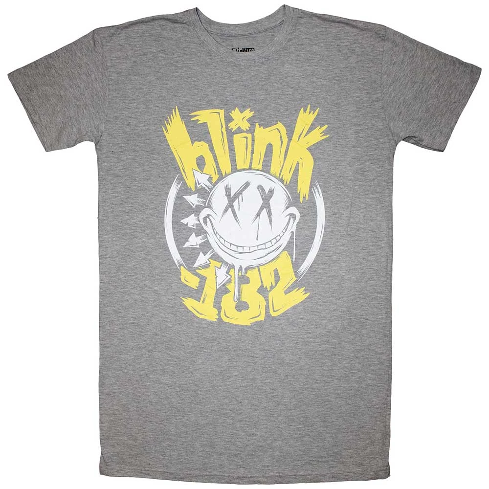 Blink-182 'Big Smile' (Grey) Womens T-Shirt Dress