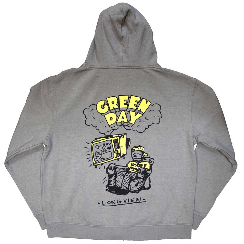 Gorillaz Cracker Island Vinyl Green Day Longview Doodle Ufficiale Felpa Con Cappuccio Felpa Green Day