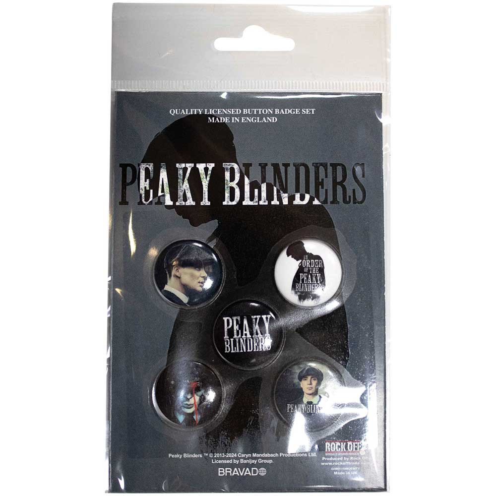 Peaky Blinders 'By Order Of ' Button Badge Pack
