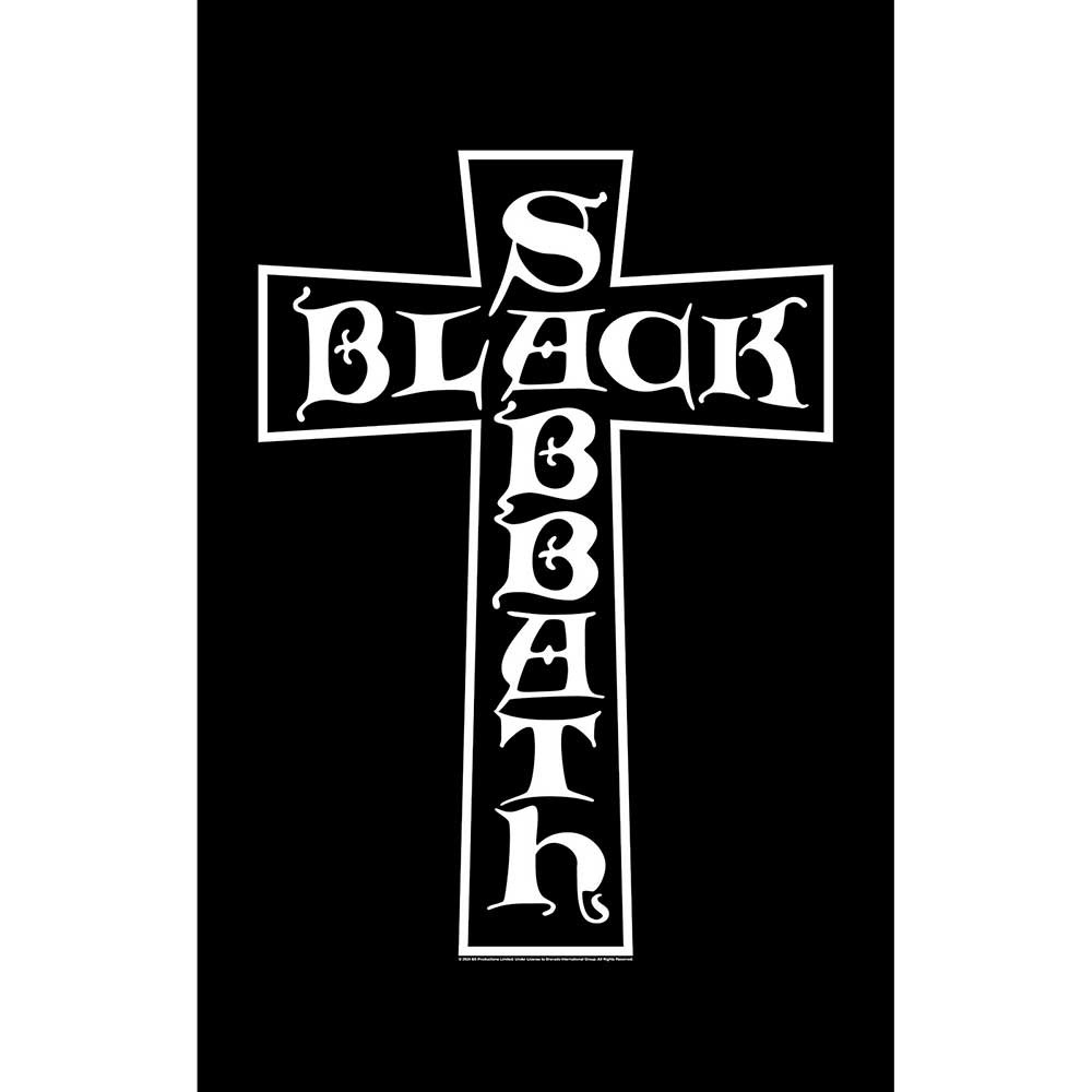 Black Sabbath 'Cross' Textile Poster