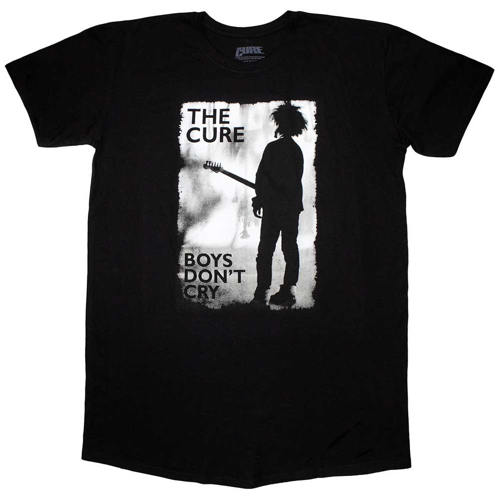 The Cure 'Boys Don't Cry Black & White' (Black) Womens T-Shirt Dress