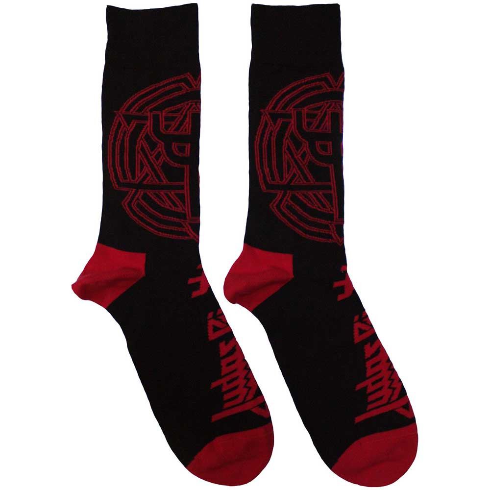 Judas Priest 'Trident Emblem' (Black) Socks (One Size = UK 7-11)