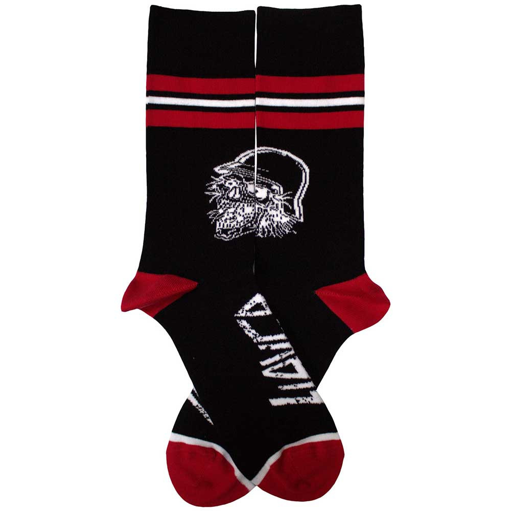 Slayer 'Skull Helmet' (Black) Socks (One Size = UK 7-11) BACK