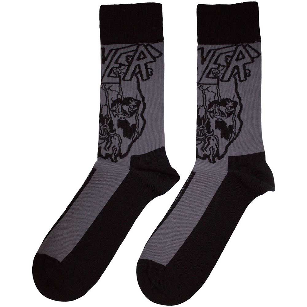 Slayer 'South Of Heaven Mono' (Grey) Socks (One Size = UK 7-11)