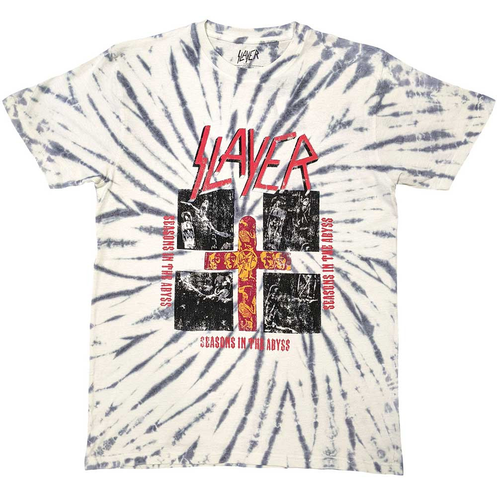 Slayer 'Quad Seasons' (Dip-Dye) T-Shirt