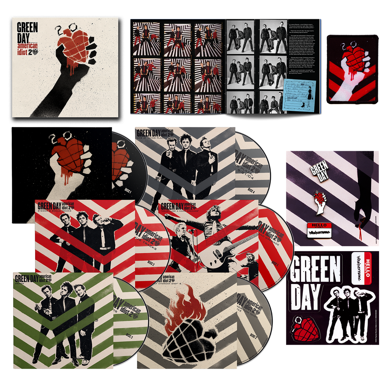 Green Day 'American Idiot' (20th Anniversary Edition) 4CD & 2 Blu-Ray Box Set