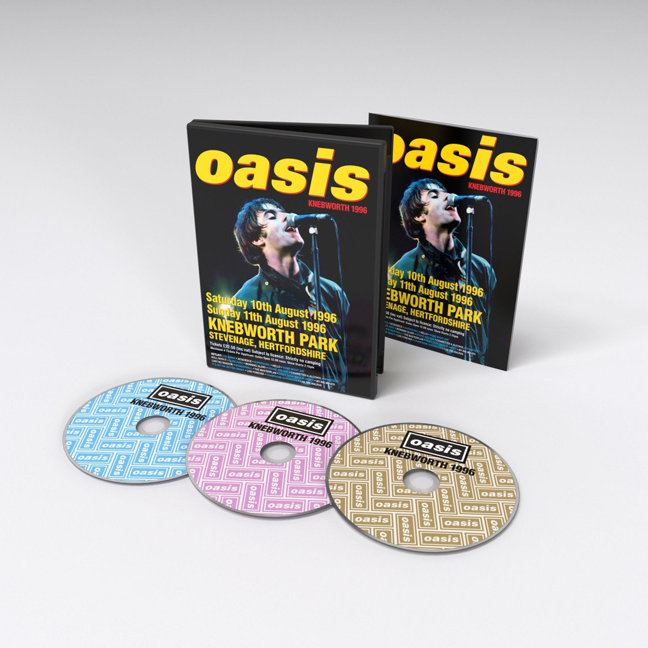 Oasis 'Knebworth 1996' 3 DVD Set
