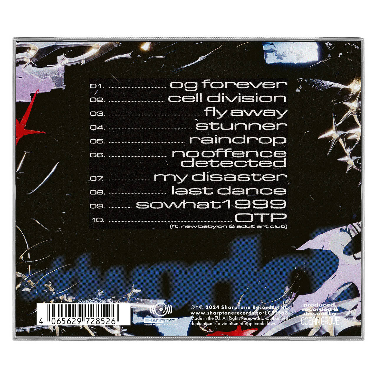 Ocean Grove 'ODDWORLD' CD Jewel Case