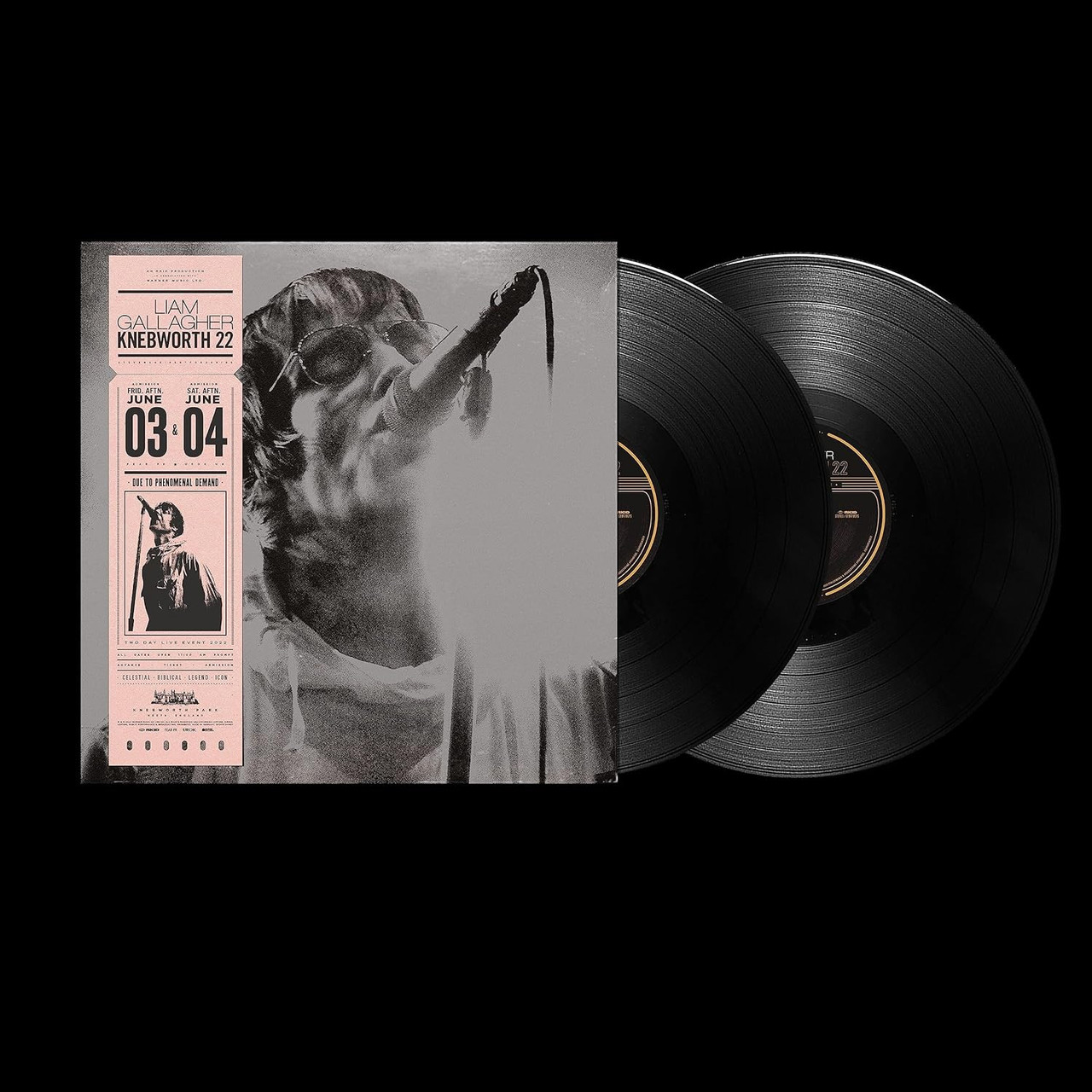 Liam Gallagher 'Knebworth 22' 2LP Black Vinyl
