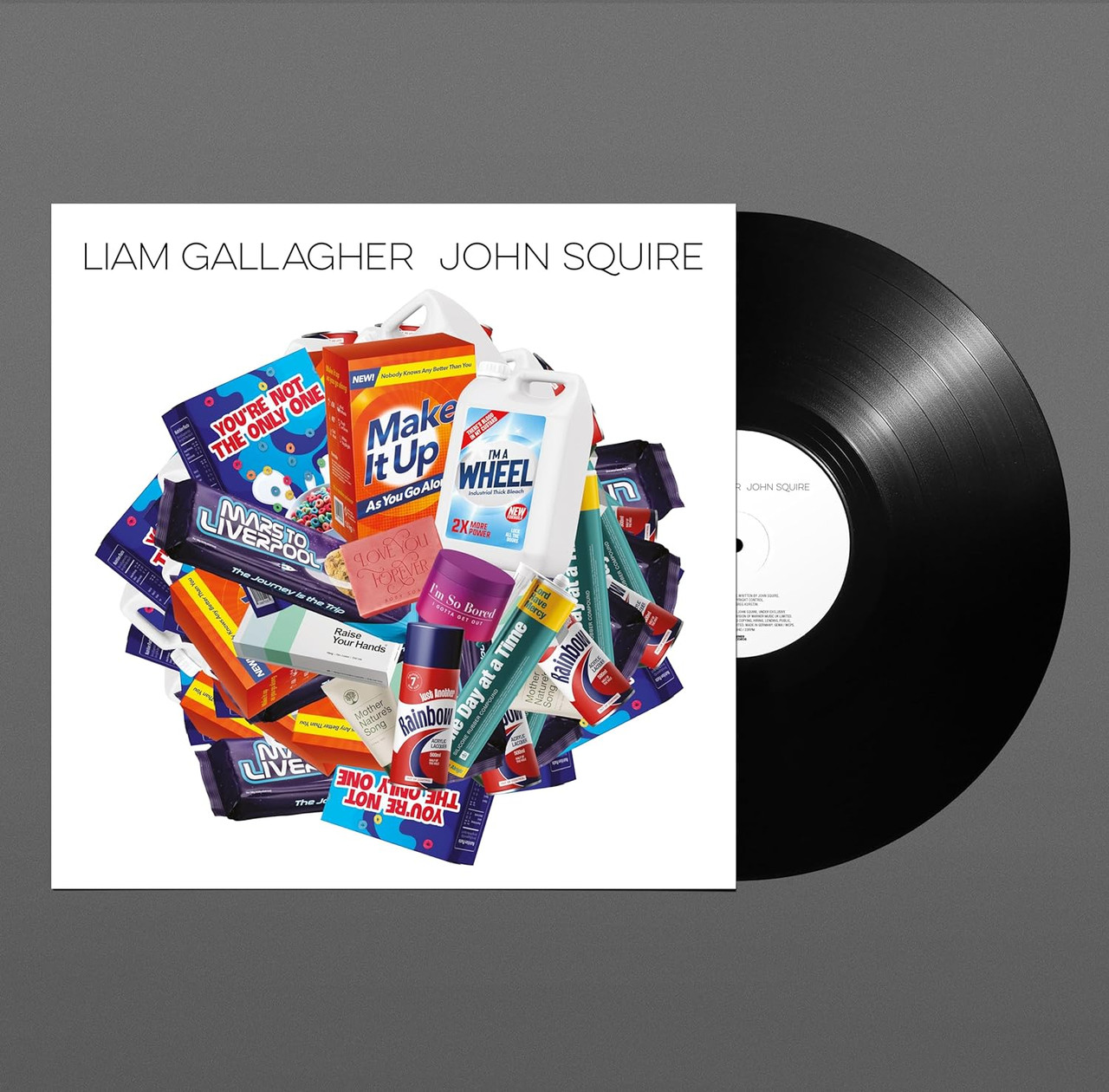 Liam Gallagher & John Squire 'Liam Gallagher John Squire' LP Black Vinyl