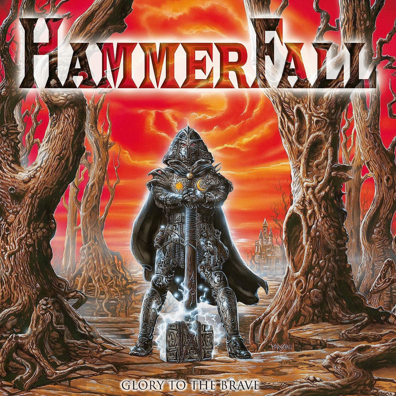 Hammerfall 'Glory To The Brave' LP Gatefold Silver Vinyl