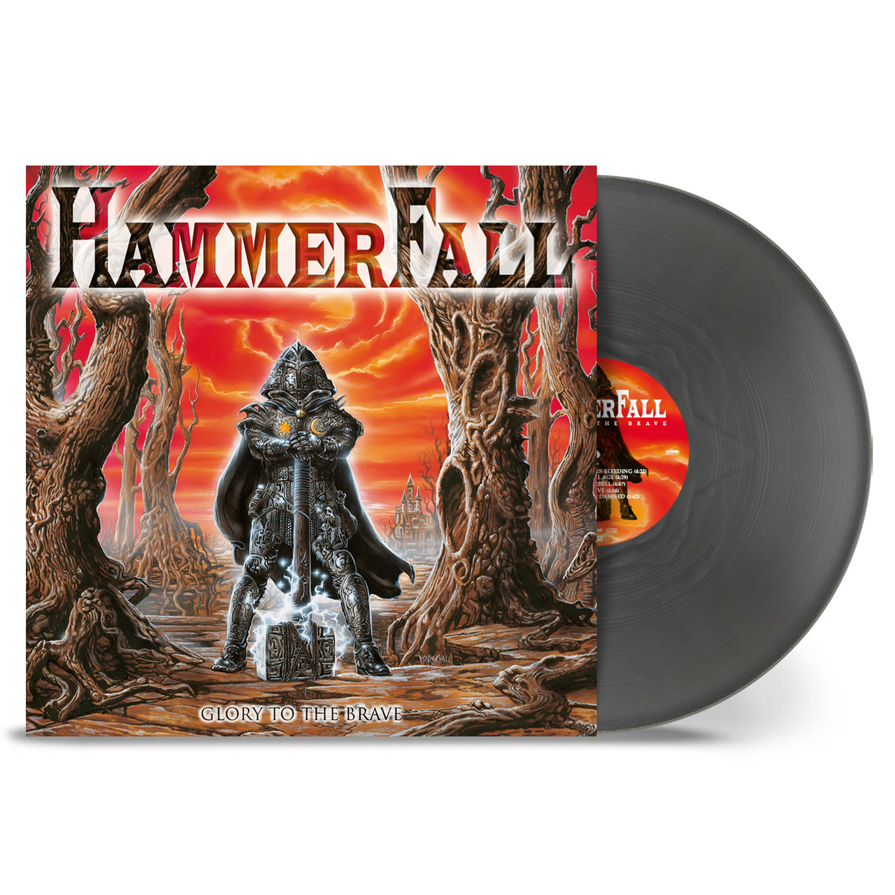 Hammerfall 'Glory To The Brave' LP Gatefold Silver Vinyl