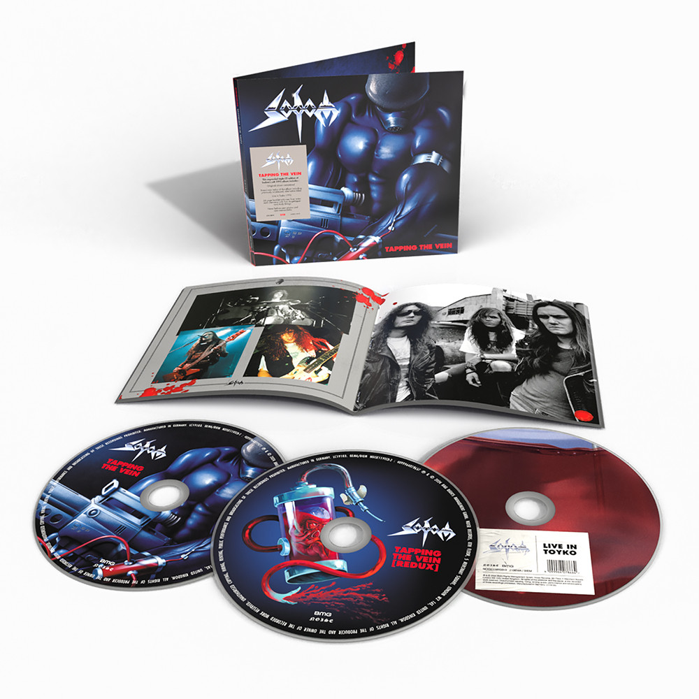 Sodom 'Tapping The Vein' (2024 Remaster) 3CD