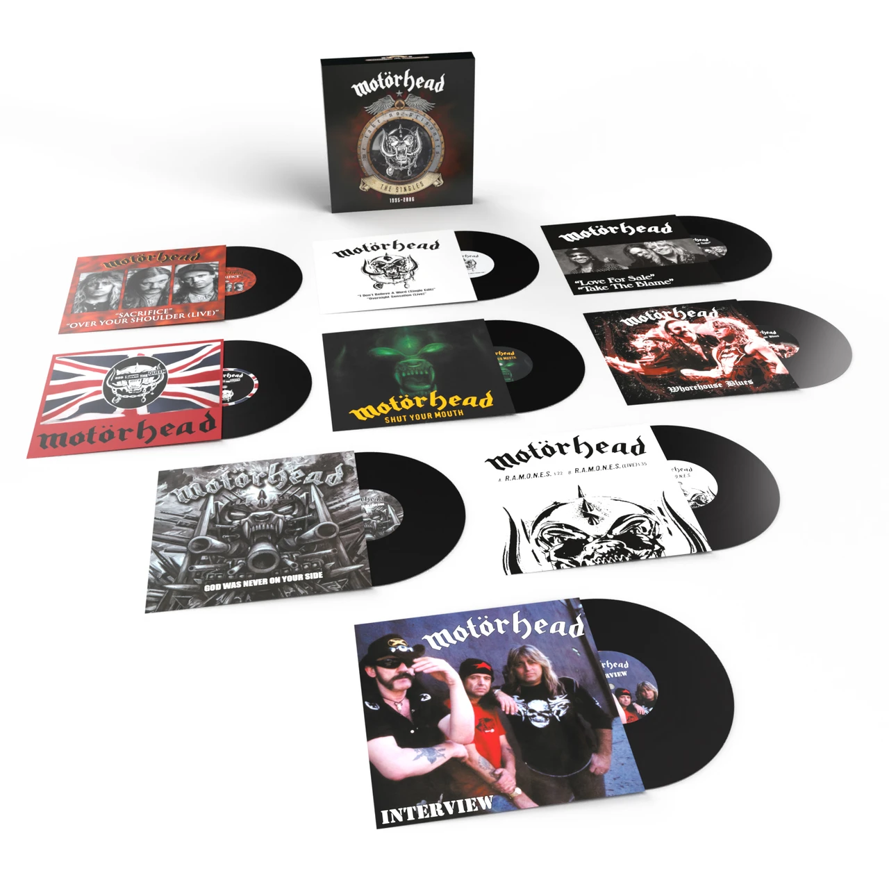 Motorhead 'We Take No Prisoners (The Singles 1995 - 2006)' 9 x 7" Box Set